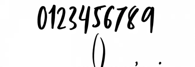 Cloudy Night Font OTHER CHARS