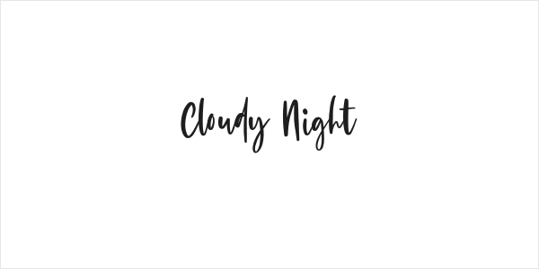 Cloudy Night Logo