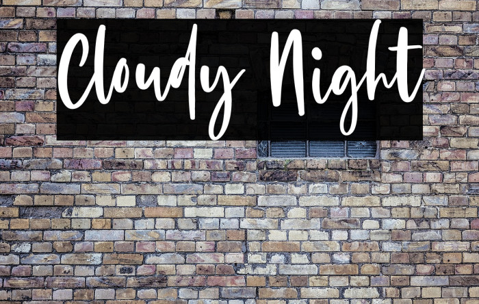 Cloudy Night Example 3