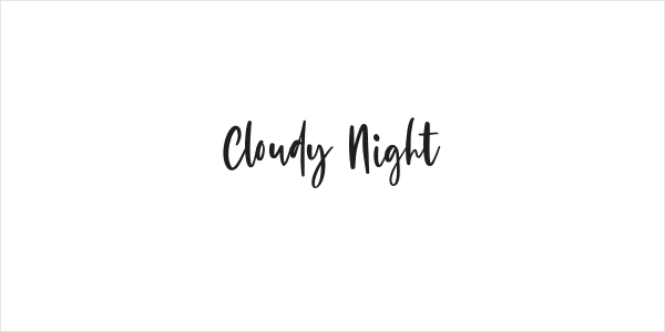 Cloudy Night Logo