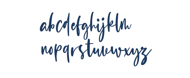 Cloudy Night Lowercase