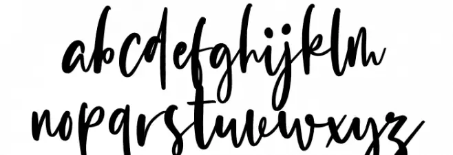 Cloudy Night خط أحرف صغيرة