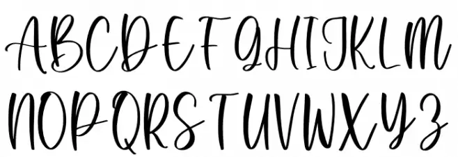 Cloudy Wavy Personal Use Schriftart Groß