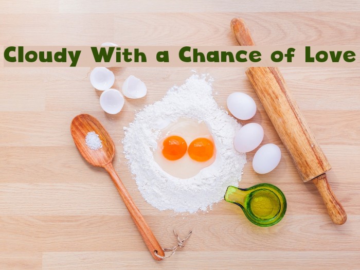 Cloudy With a Chance of Love Font examples