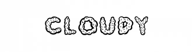 Cloudy  baixar fontes gratis
