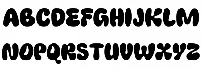 CloudyPeachesDemo Caratteri MAIUSCOLE