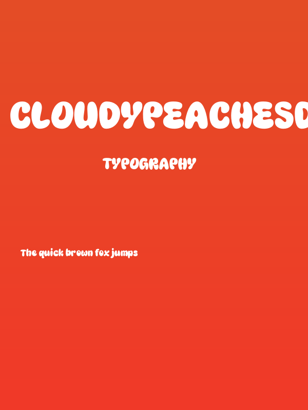 CloudyPeachesDemo Poster