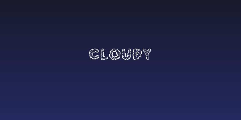 Cloudy Social Header
