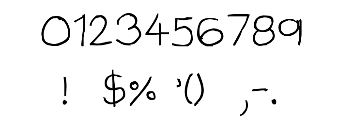 CloutierScript Regular Font OTHER CHARS