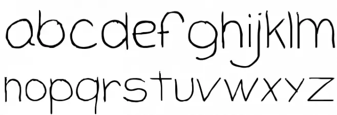 CloutierScript Regular Polices MINUSCULES