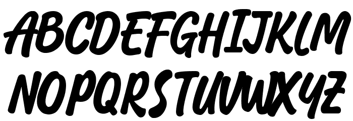 Clouts! Font UPPERCASE