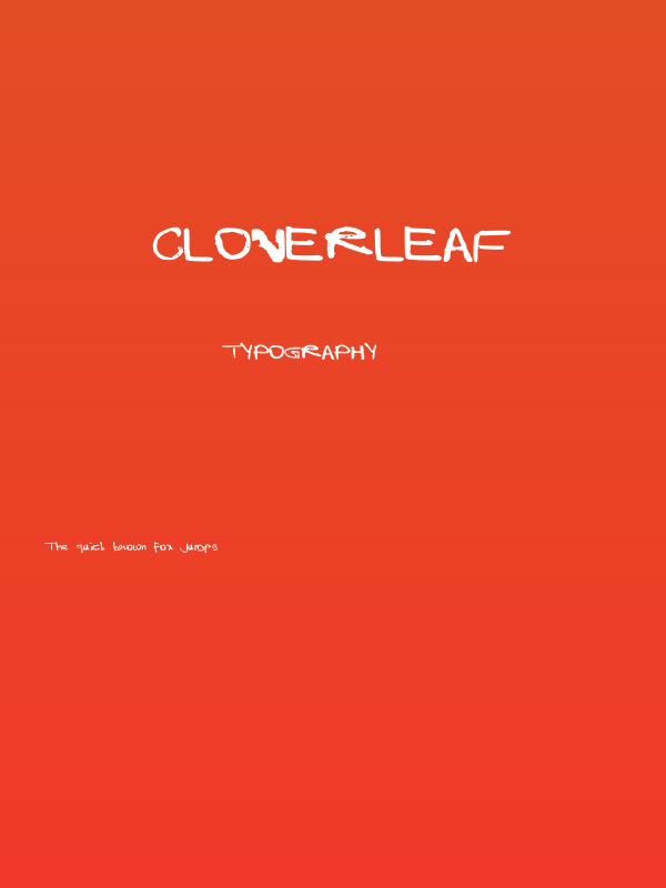 CloverLeaf Poster