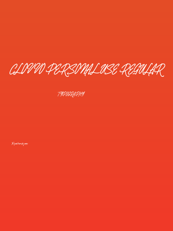 Clovvo Personal Use Regular Poster