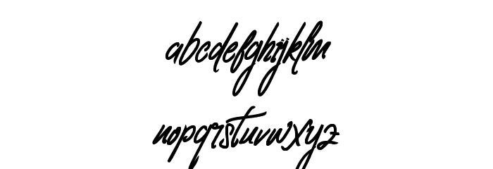 Clovvo Personal Use Regular Font LOWERCASE
