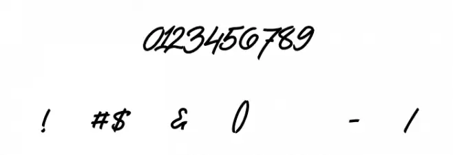 ClovvoPersonalUse-Regular Font OTHER CHARS