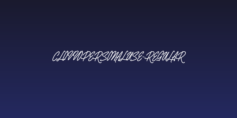ClovvoPersonalUse-Regular Social Header