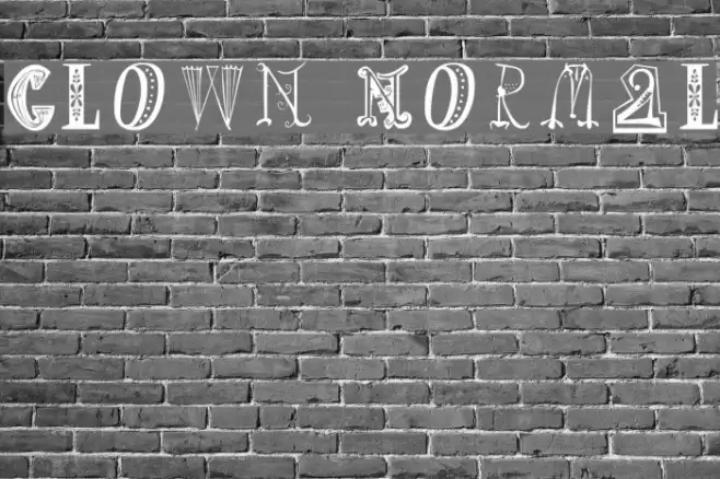 Clown Normal Font examples