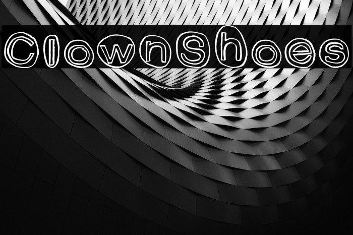 ClownShoes Font examples