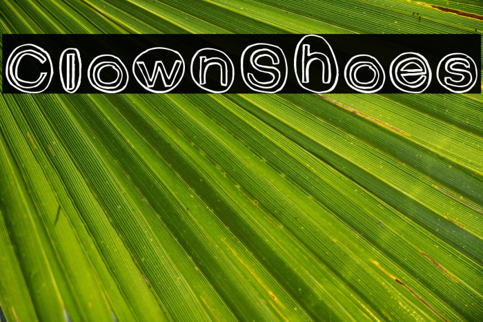 ClownShoes Font examples
