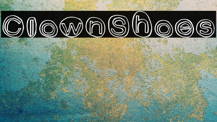 ClownShoes Font examples