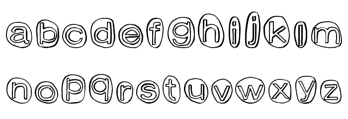ClownShoes Font LOWERCASE