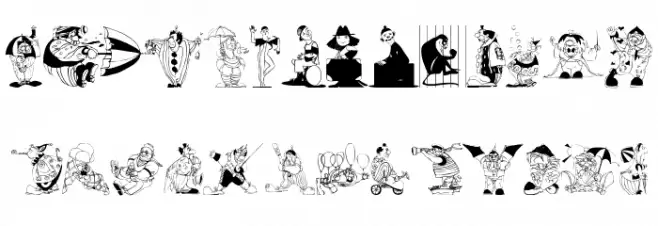Clownish Font Litere mari