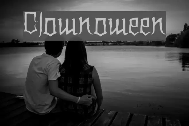 Clownoween Font examples