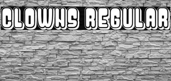 Clowns Regular Font examples