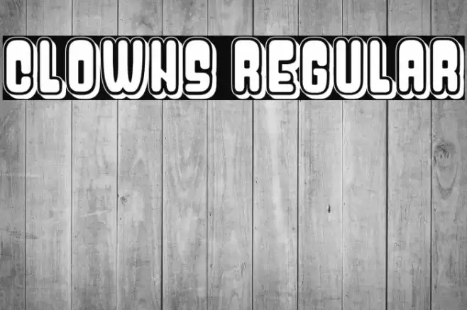 Clowns Regular Font examples
