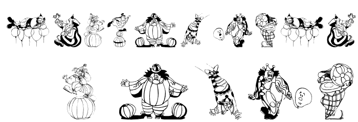 Clowns Font OTHER CHARS