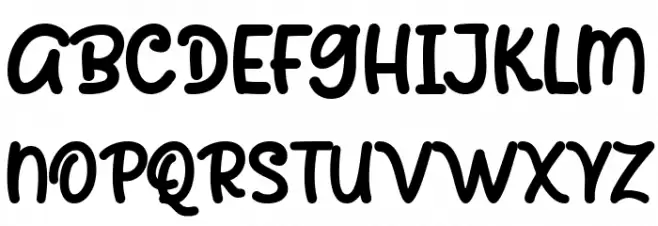 Clowny Font Litere mari