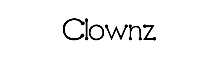 Clownz  baixar fontes gratis