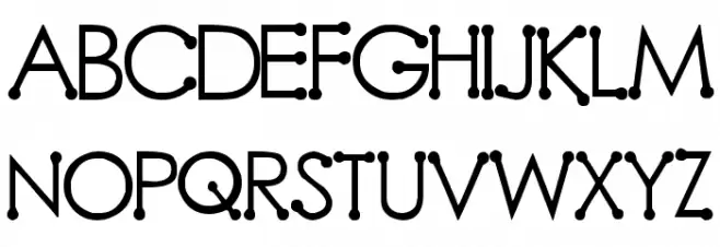 Clownz フォント 大文字