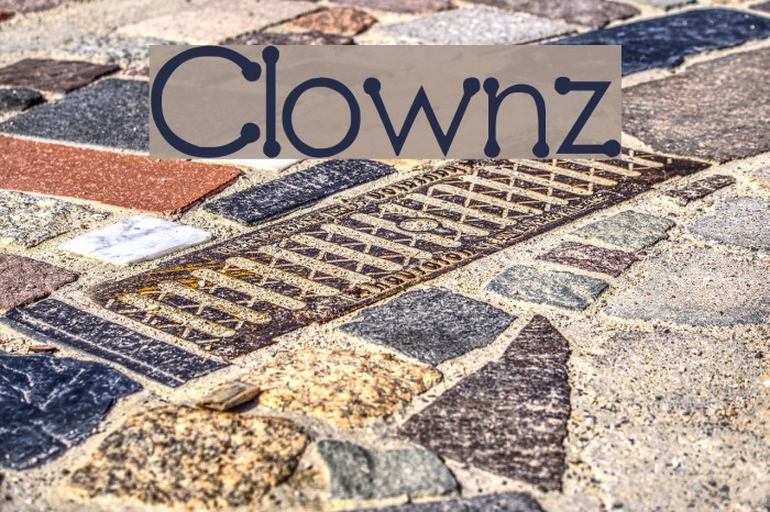 Clownz Font examples