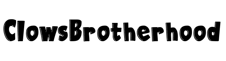 Clows Brotherhood  Descarca Fonturi Gratis