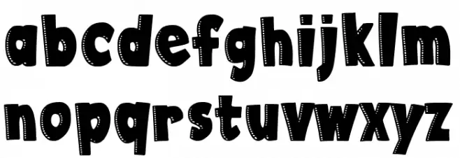 Clows Brotherhood फ़ॉन्ट लोअरकेस