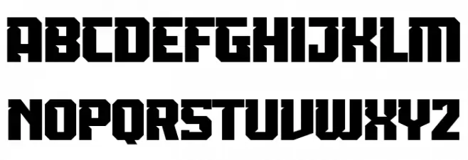 Clowsh-Free Regular フォント 大文字
