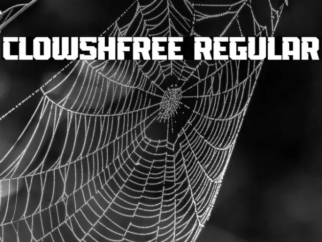 Clowsh-Free Regular Font examples