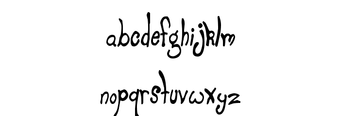 Club Fluffy Font LOWERCASE