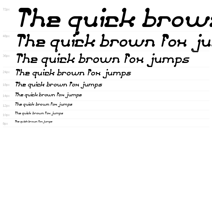 Club Golf Bold Italic Waterfall