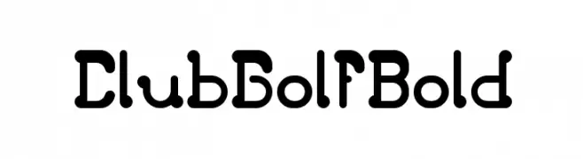 Club Golf Bold  Fuentes Gratis Descargar
