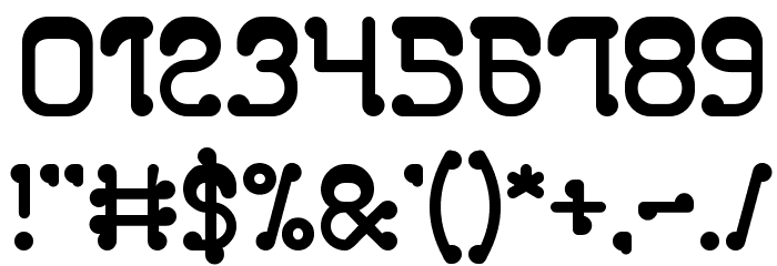 Club Golf Bold Font OTHER CHARS