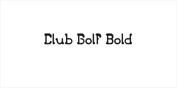 Club Golf Bold Logo