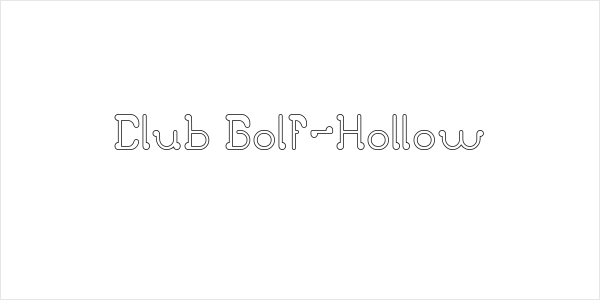 Club Golf-Hollow Logo