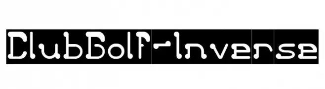 Club Golf-Inverse  Free Fonts Download