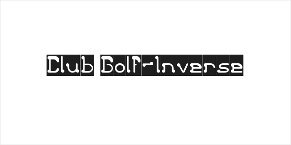 Club Golf-Inverse Logo