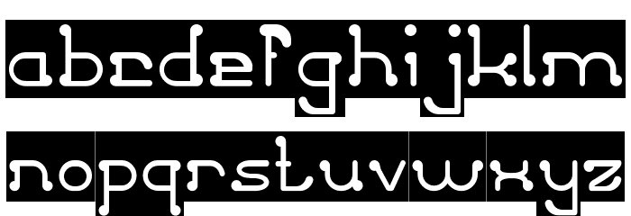 Club Golf-Inverse Font LOWERCASE