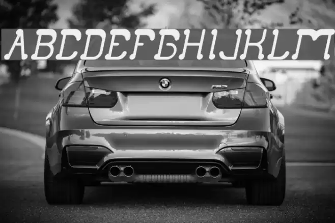 Club Golf Italic Font examples