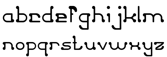 Club Golf Font LOWERCASE