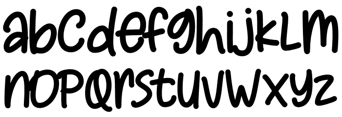 Club Style Font LOWERCASE